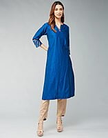 Cotton Silk Woven Long Kurta Cotton Silk Woven Long Kurta