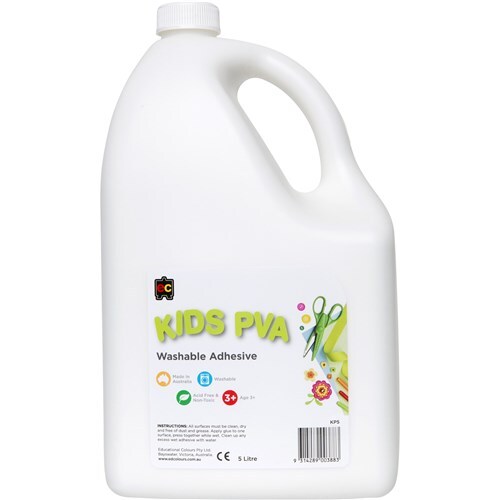 EC Kids Washable PVA Glue 5 Litre EC Kids Washable PVA Glue 5 Litre